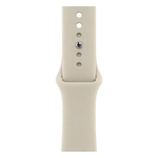 Apple Watch Series 12 GPS 46mm, Light Gold Aluminium Case with Sand Sport Band - M/L